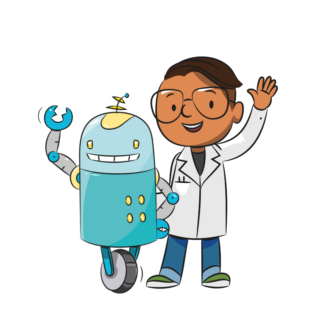 Robot and Scientist Characters